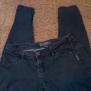 Silver jeans black
